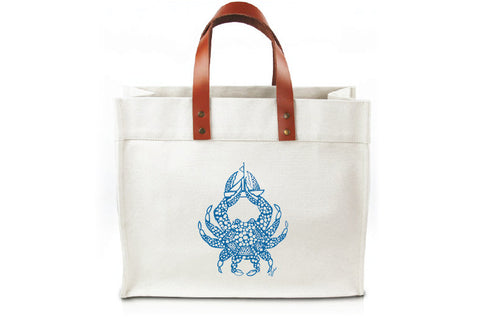 Tote Bag - Crab with Sailboat