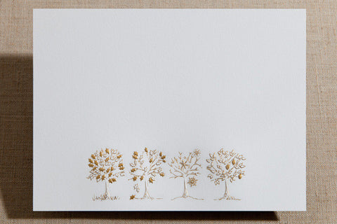 Flat Cards - Four Season Tree