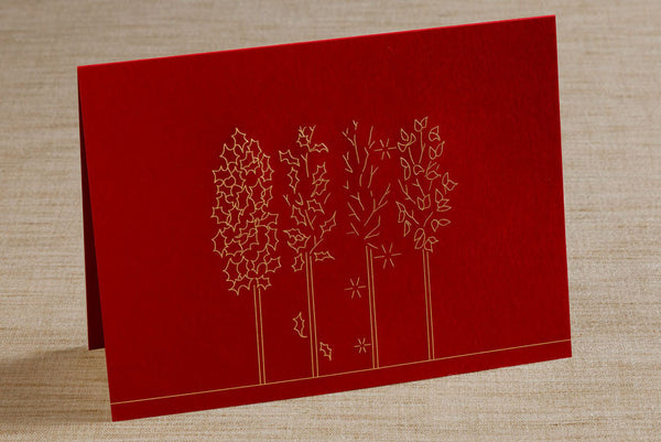 Folded Cards - Skinny Tree