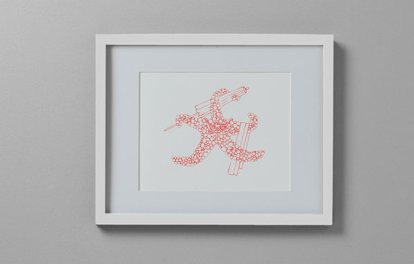 Art Print - Starfish with Beach Gear